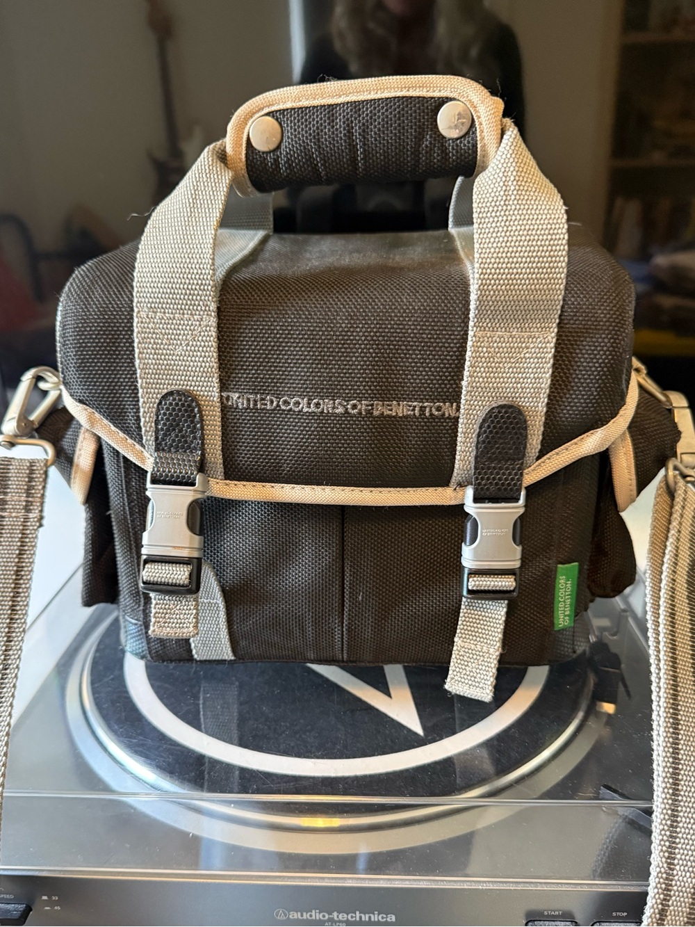 Vintage 90s United Colors of Benetton Padded Camera Bag